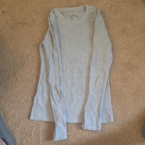 Heather Gray Long Sleeve Kids Tee